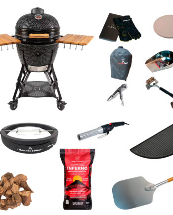 Kamado Sumo Classic Large Gen   Kamado-grill Med Deluxe-pakke  Sort