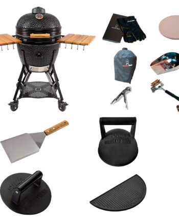 Kamado Sumo Gen   Large Kamado-grill Inkl  Smash-pakke  Sort