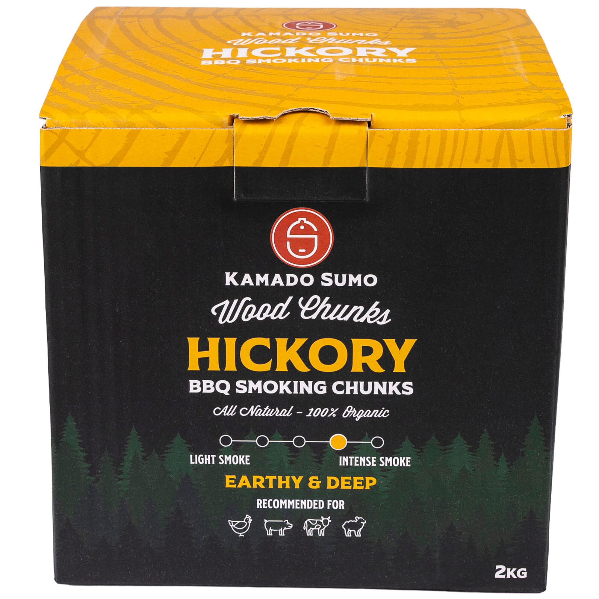 Kamado Sumo Hickory Røgtræ Kg