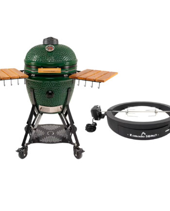Kamado Sumo Large Gen   Kamado-grill Med Grillmesterens Rotisserie  Grøn