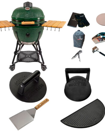 Kamado Sumo Maxi Gen   Kamadogrill Med Smash-pakke  Grøn