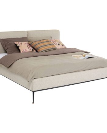 Kare Design East Side Sengeramme Beige Bomuld Stof  180x200