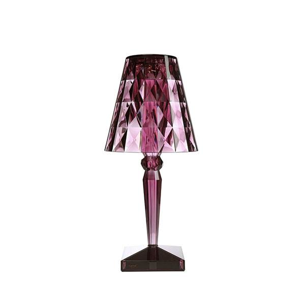 Kartell Big Battery Transportabel Bordlampe Blomme  : Erling Christensen Møbler