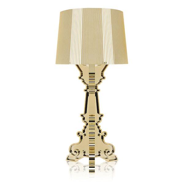Kartell Bourgie Metal Bordlampe Guld  : Erling Christensen Møbler