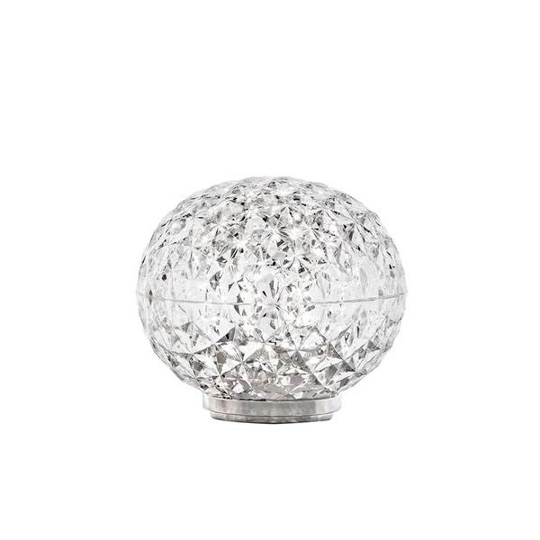 Kartell Mini Planet Battery Bordlampe Crystal Transparent  : Erling Christensen Møbler