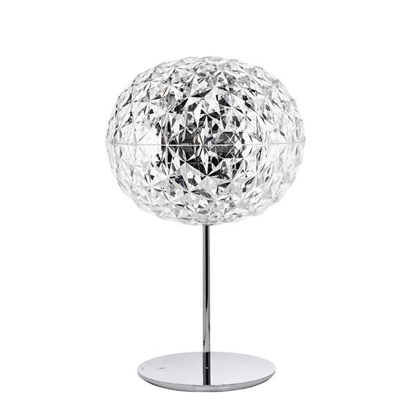 Kartell Planet Led-bordlampe Med Fod Transparent  : Erling Christensen Møbler