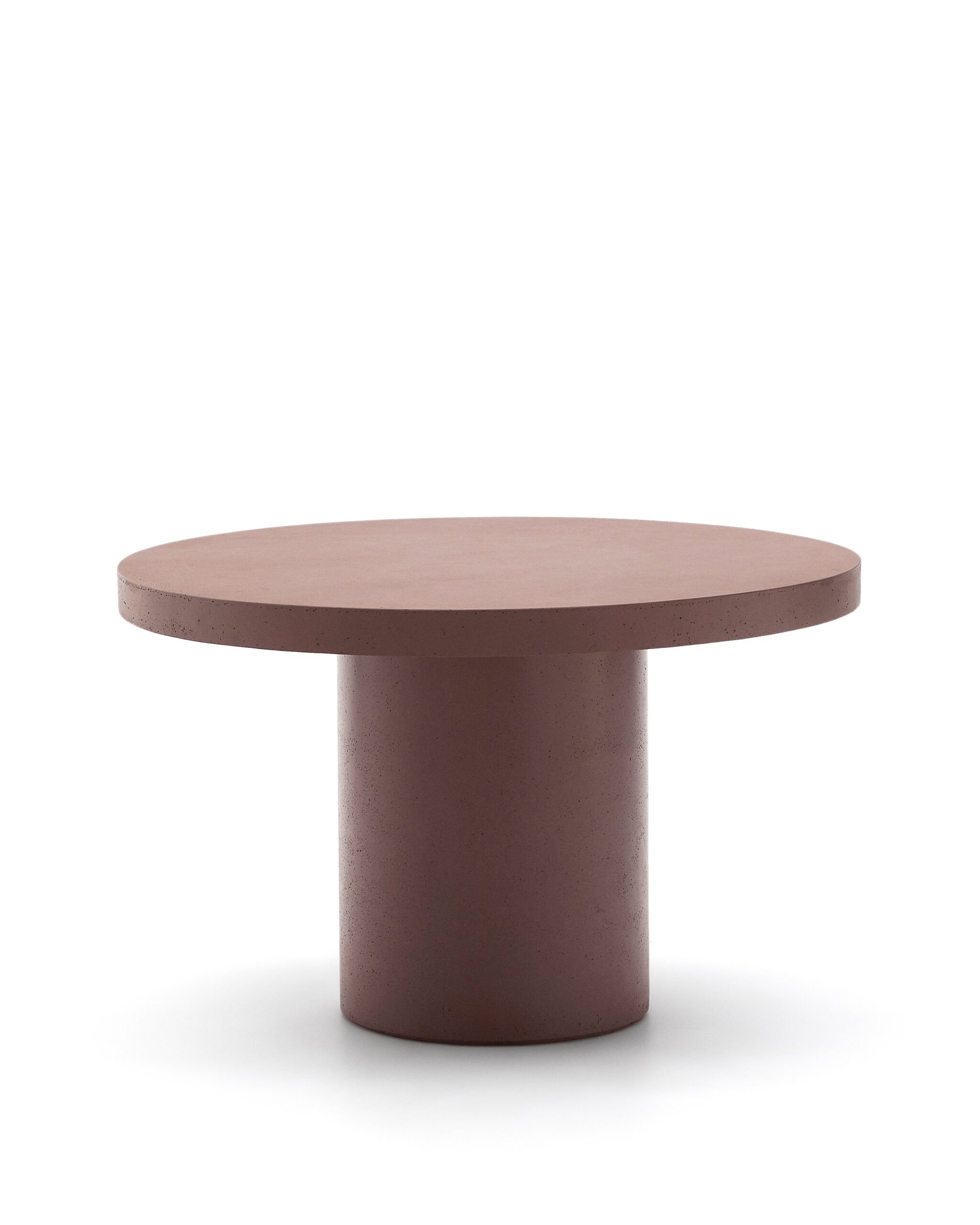 Kave Home Aiguablava Havebord Rund Terracotta Cement ø120