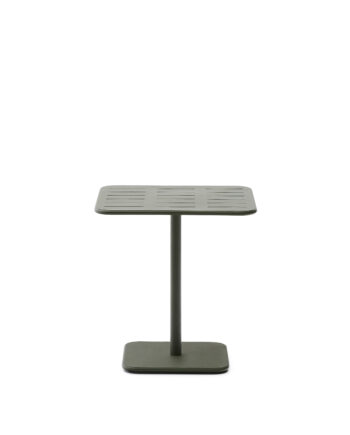 Kave Home Brai Havebord  Kvadratisk Grøn Galvaniseret Stål  70x70
