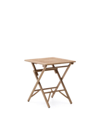 Kave Home Dandara Havebord  Foldbar  Kvadratisk Natur Akacietræ  66x66