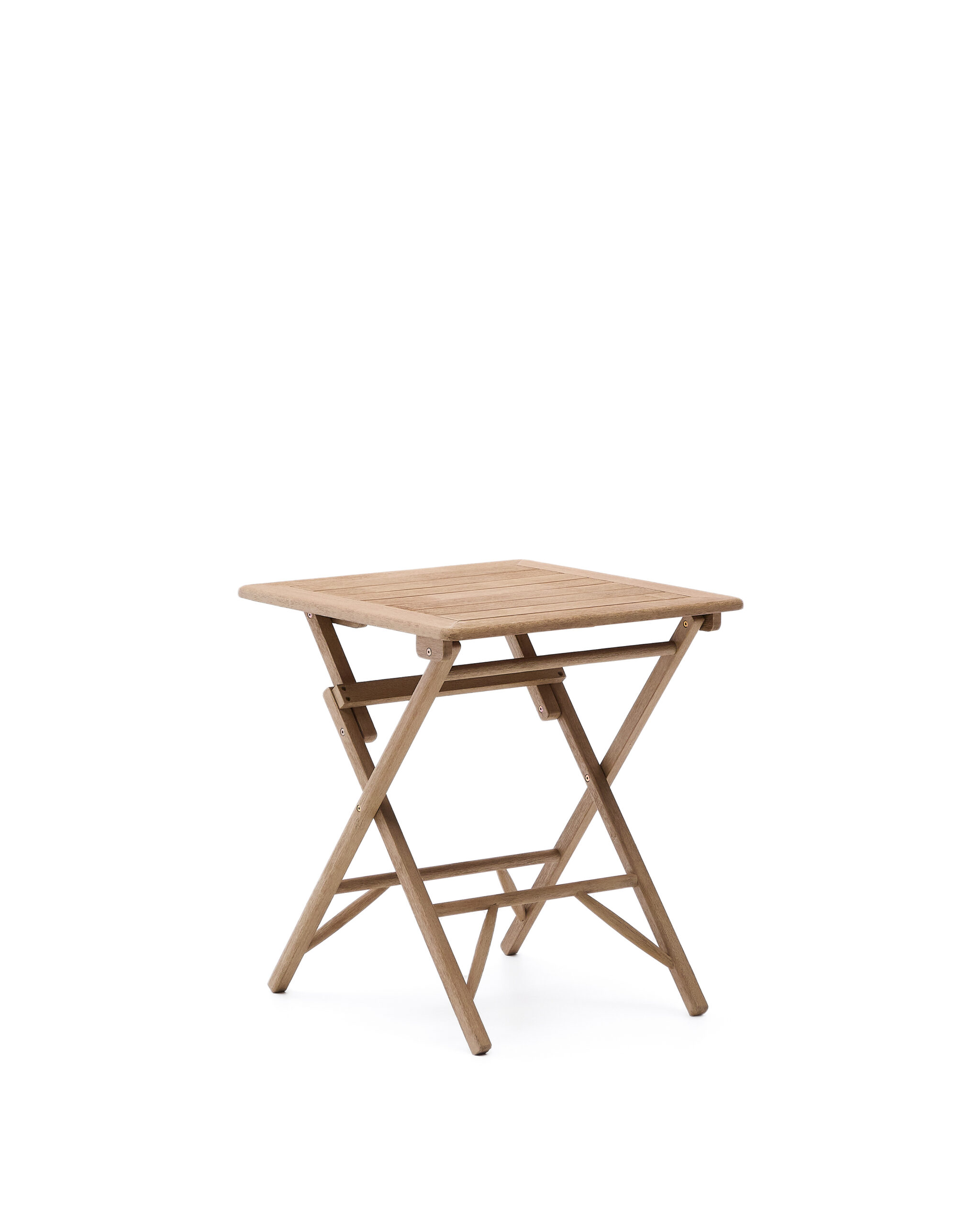 Kave Home Dandara Havebord Foldbar Kvadratisk Natur Akacietræ 66x66