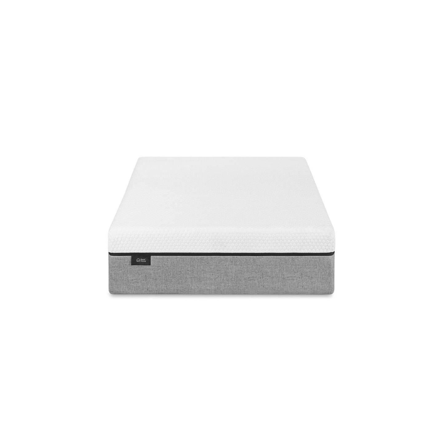Kave Home Eva Memory Foam Madras Hvid Stof 90x200
