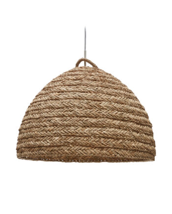 Kave Home Fonteta Loftlampe  Rund Natur Polyrattan Rattan  ø60
