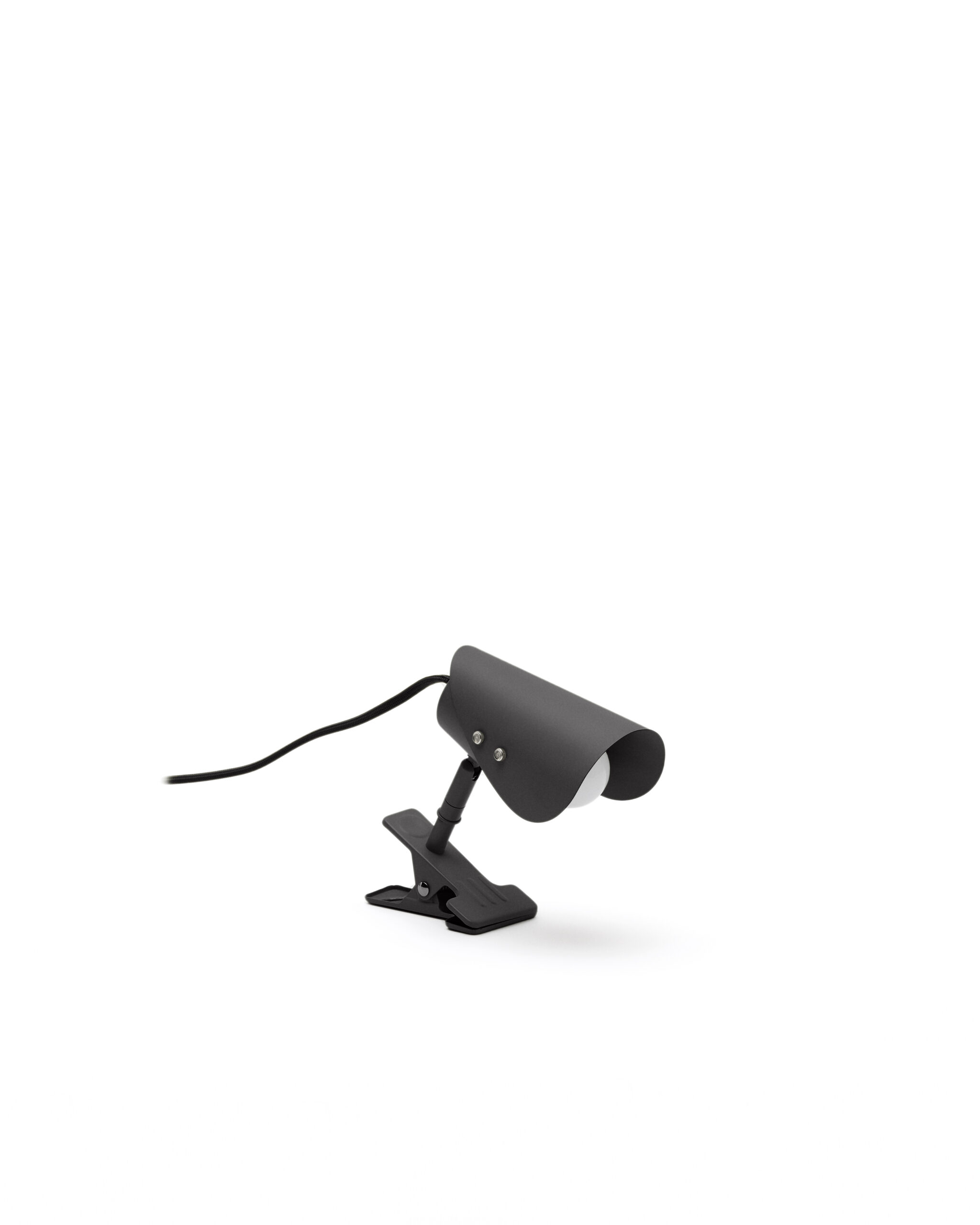Kave Home Jula Lille Bordlampe Klemme Sort Metal