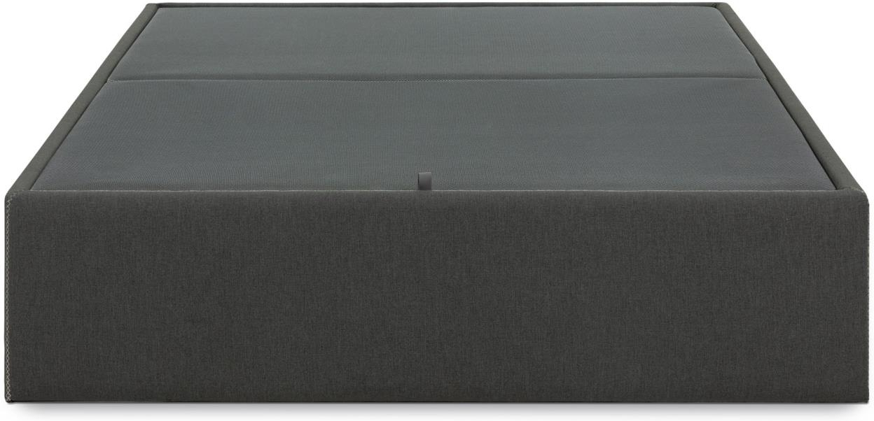 Kave Home Matters Polstret Sengeramme Med Gaslift Og 1080   Opbevaring Sort 180x200 Cm