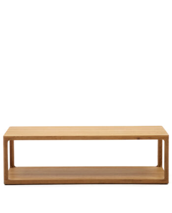 Kave Home Maymai Sofabord  Rektangulær Natur Egetræ  140x65