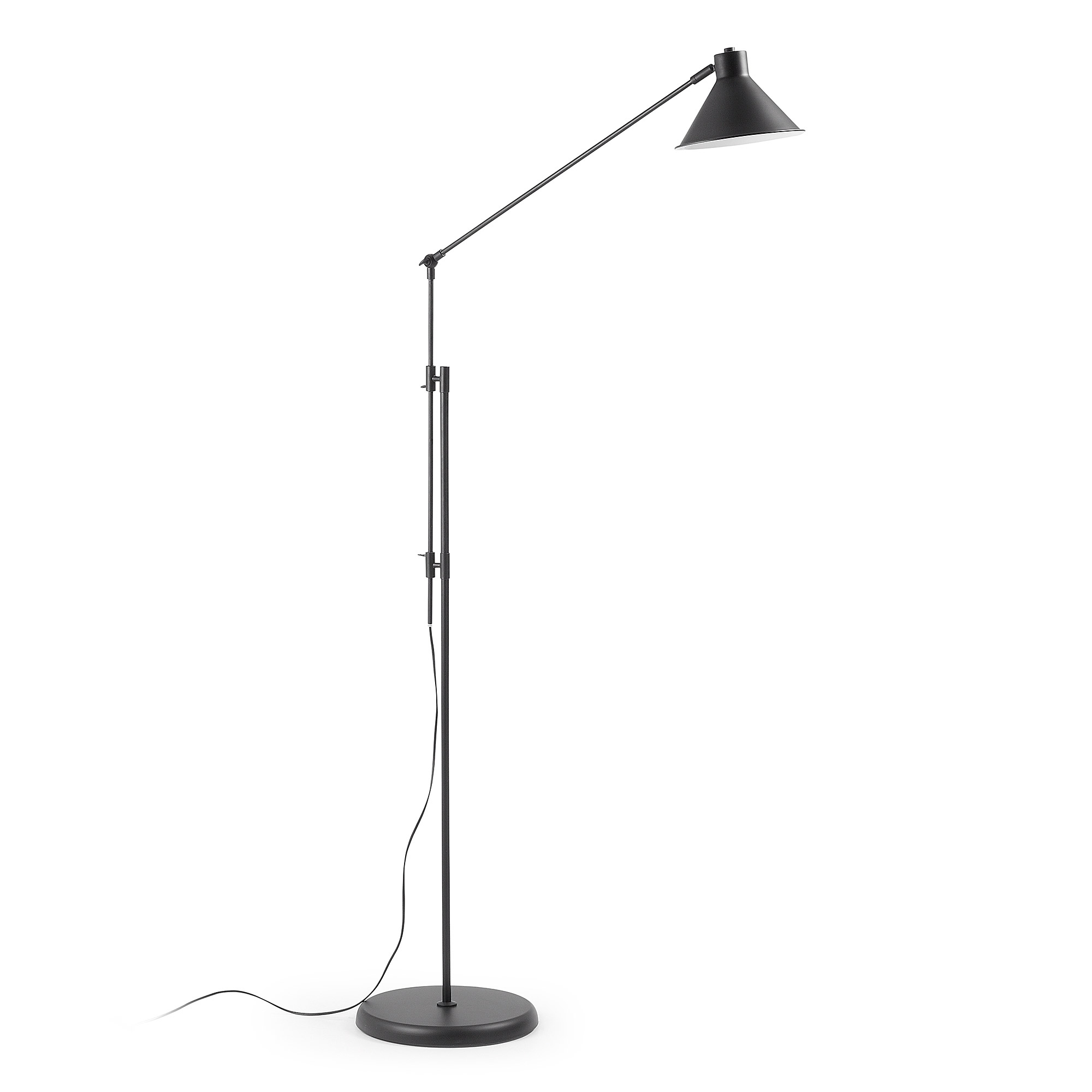 Kave Home Odine Gulvlampe Sort Metal