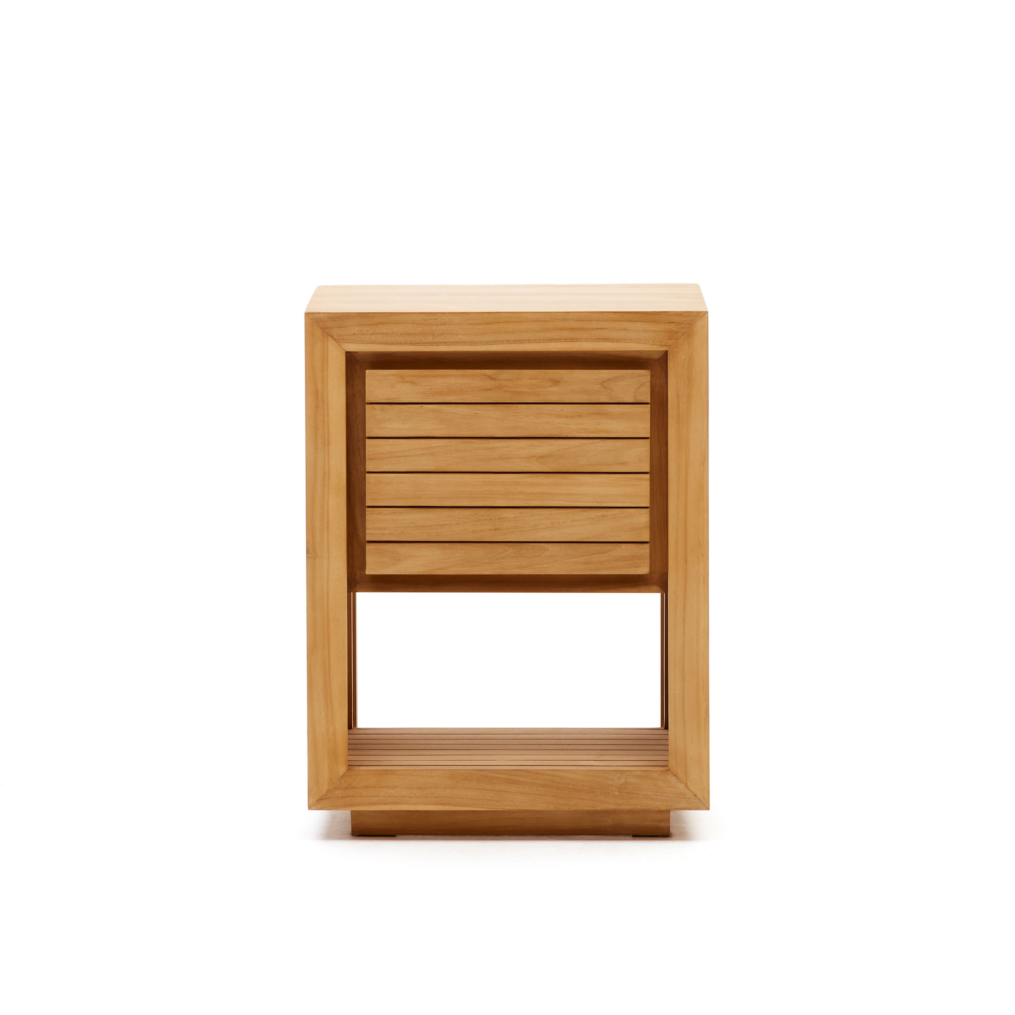 Kave Home Saula Badeværelsesskab Natur Teaktræ 60x45
