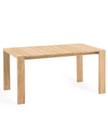 Kave Home Victoire Havebord  Rektangulær Natur Teaktræ  200x100