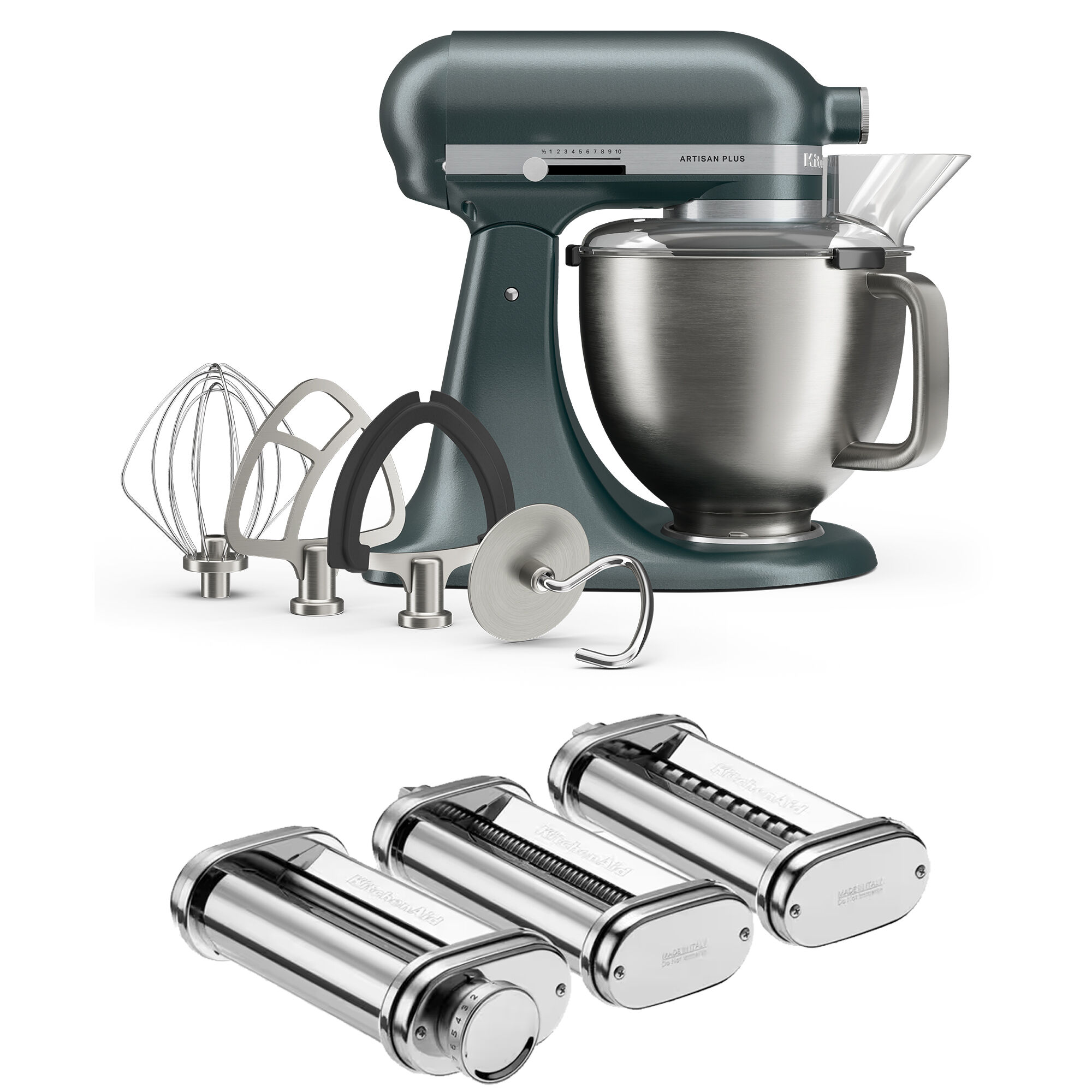 Kitchenaid Artisan Plus Køkkenmaskine     Liter Med Pastasæt  Juniper