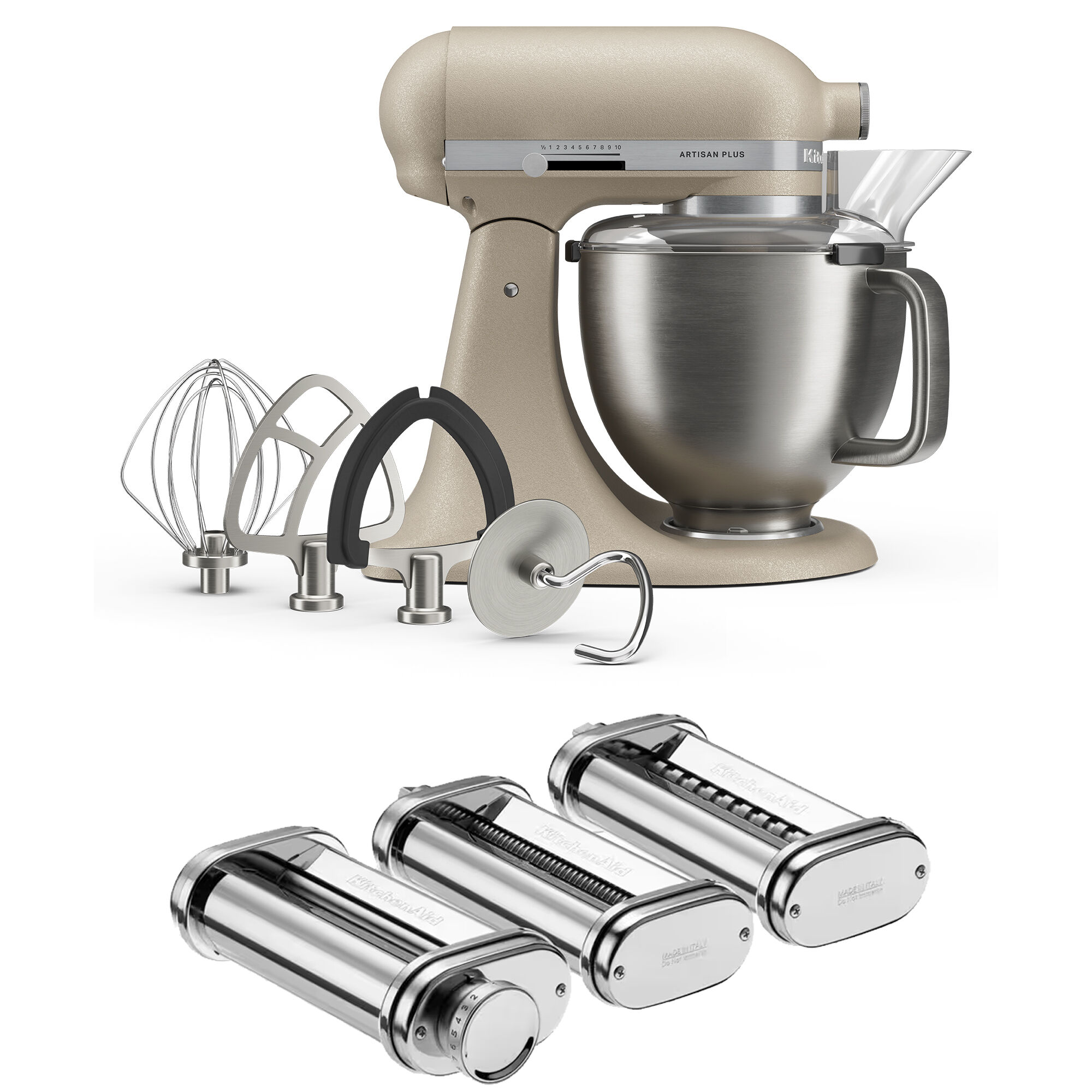 Kitchenaid Artisan Plus Køkkenmaskine     Liter Med Pastasæt  Oat