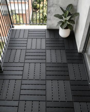 Klikfliser Til Balkon   Terrasse       Mâ  Pakke  30 Stk  Grå