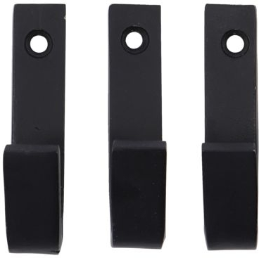 Knagekroge -pak House Doctor Bath Sort Rustfrit Stål 7x1 Cm