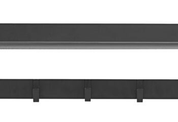 Knagerække Med Hylde Knager   Bøjler House Doctor Tag   Stål Jernfarve 80 Cm