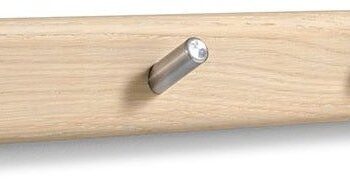 Knagerække Oscarssons Möbel Meja   Hvidolieret Egetræ  49 Cm    Knager  Skandinavisk Design