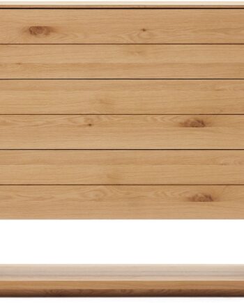 Kommode Kave Home Alguema Natur Mdf Eg Bæredygtig   Skuffer Softclose Push-open Anti-tilt