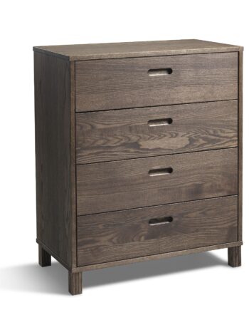 Kommode Oscarssons Möbel Leon   Skuffer Massiv Ask Brunolieret H93xb75xd40 Cm