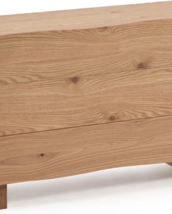 Kommode Rasha Fra Kave Home   Rustik Kolonial Naturfinér    Skuffer  H73ã B104ã D41 Cm