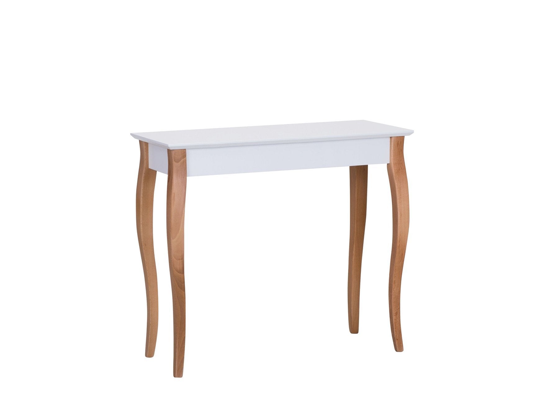 Konsol Lillo 85x35cm Hvide Ben   Hvide