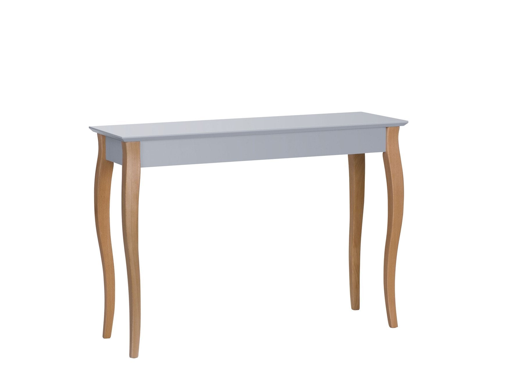 Konsol Lillo 105x35cm Hvide Ben   Mørkegrå