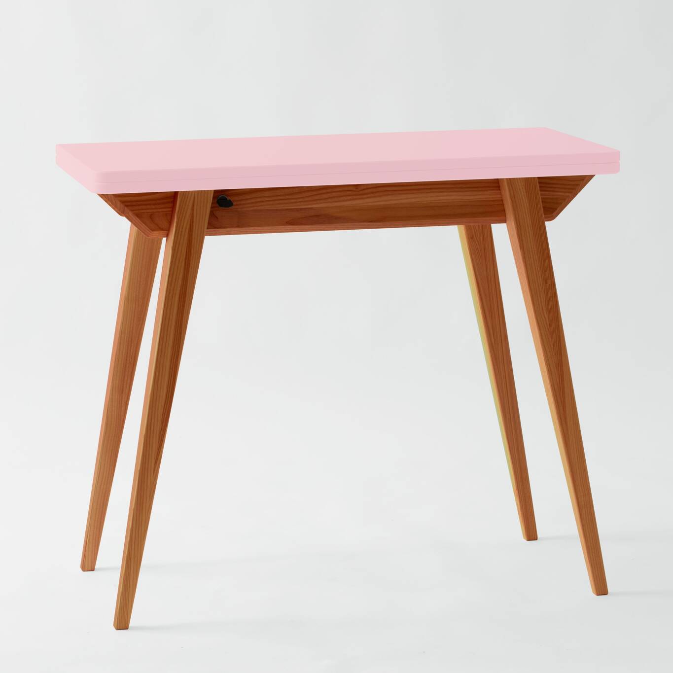 Konvolut Udtrækbart Spisebord 45x90cm Eg Powder Pink
