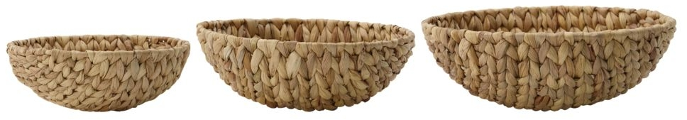 Kurvesæt Bow House Doctor Stk Vandhyacint ø22x8 Cm Natural