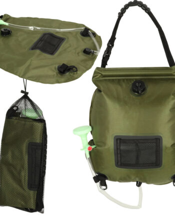 20l    Solcelledrevet Campingbruser Med Termometer