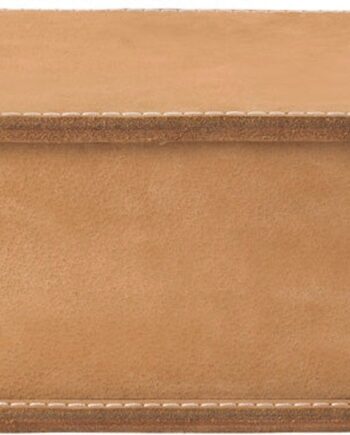 Læderopbevaringsæske Kristina Dam Stitched Brun 32ã 16ã 11 Cm