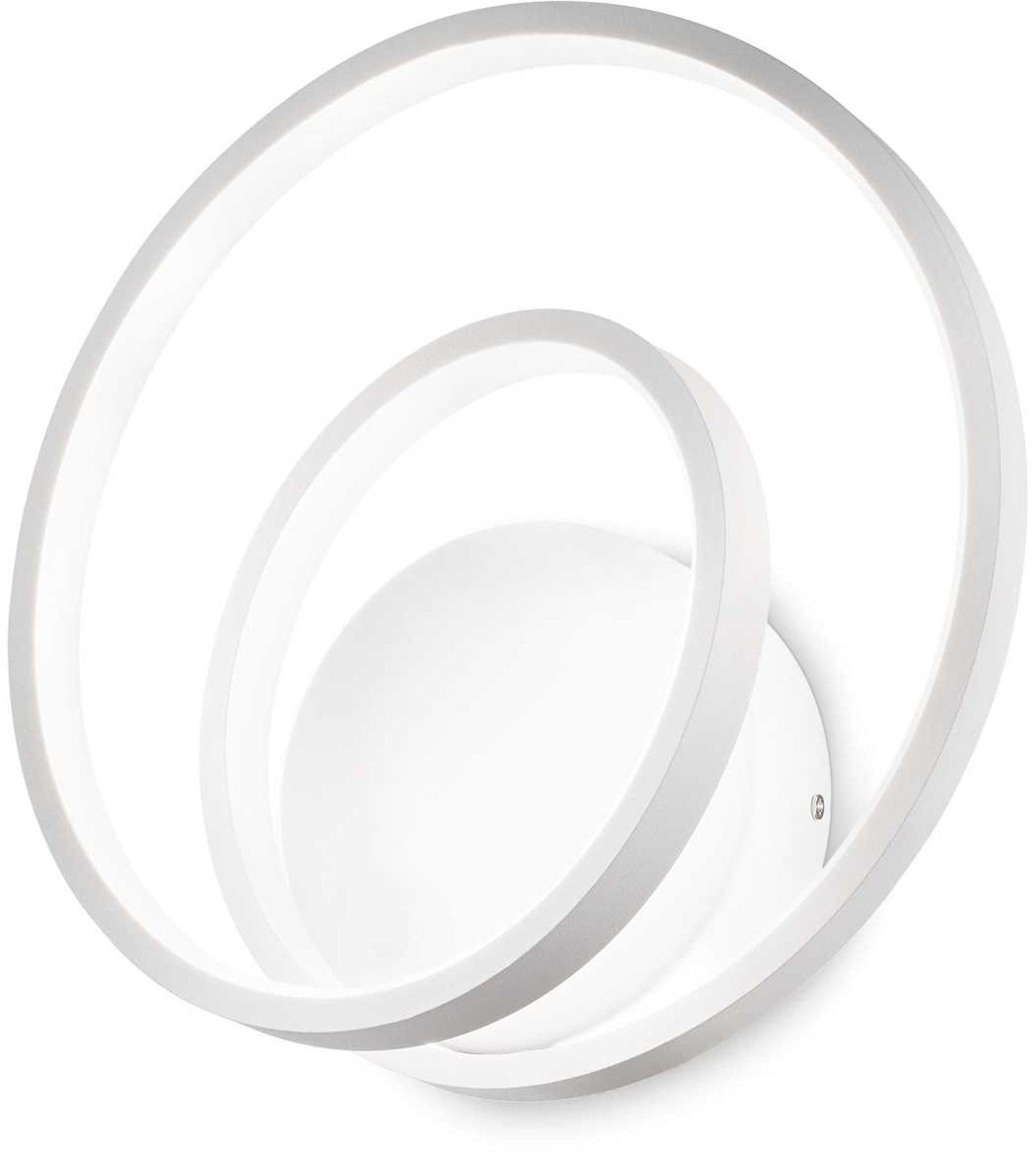 Led Væglampe Ideal Lux Oz  Hvid Metal Vægarmatur  3000 Lm  30