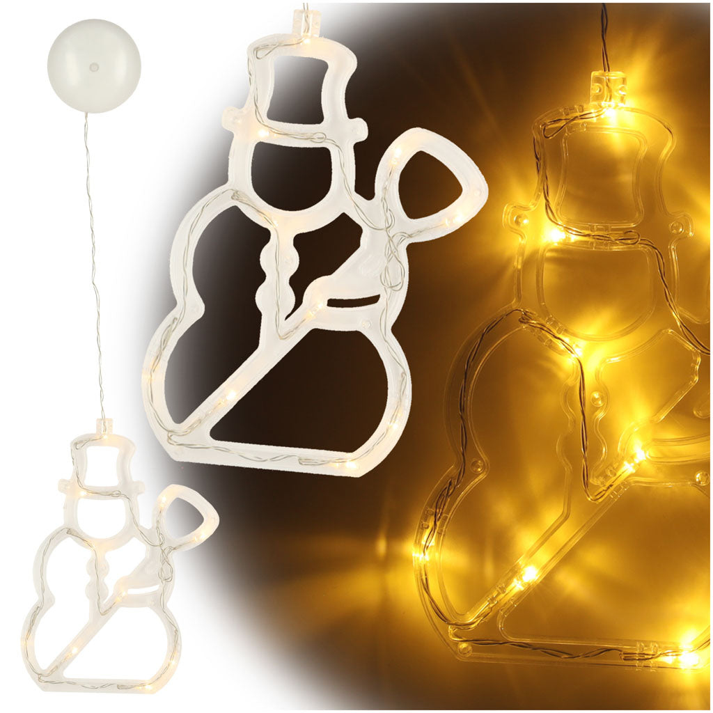 Led-lys Hængende Juledekoration Snemand 49 Cm 10 Led Er