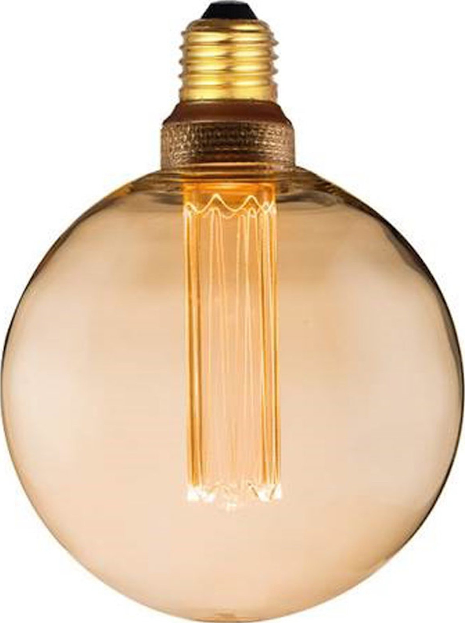 Led-pære E27 Halo Design Colors Mini Globe Dæmpbar Ravfarvet Glas 5w 200 Lm ø12 Cm