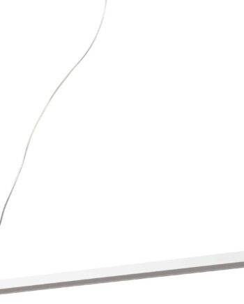 Led-pendellampe Ideal Lux  -line Hvid Aluminium ø12 Cm L110 Cm H9   200 Cm