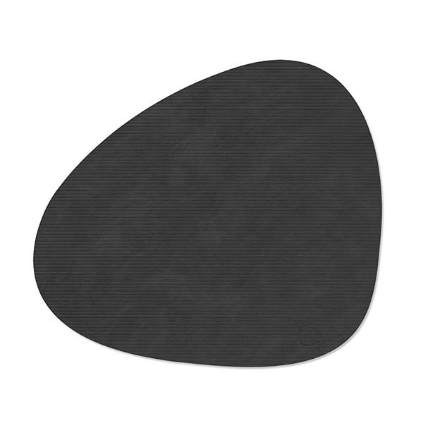 Lind Dna Dinner Mat Curve Corduroy Black