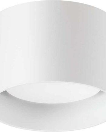 Loftlampe Ideal Lux Spike Led Pulverlakeret Aluminium Hvid ø10 Cm