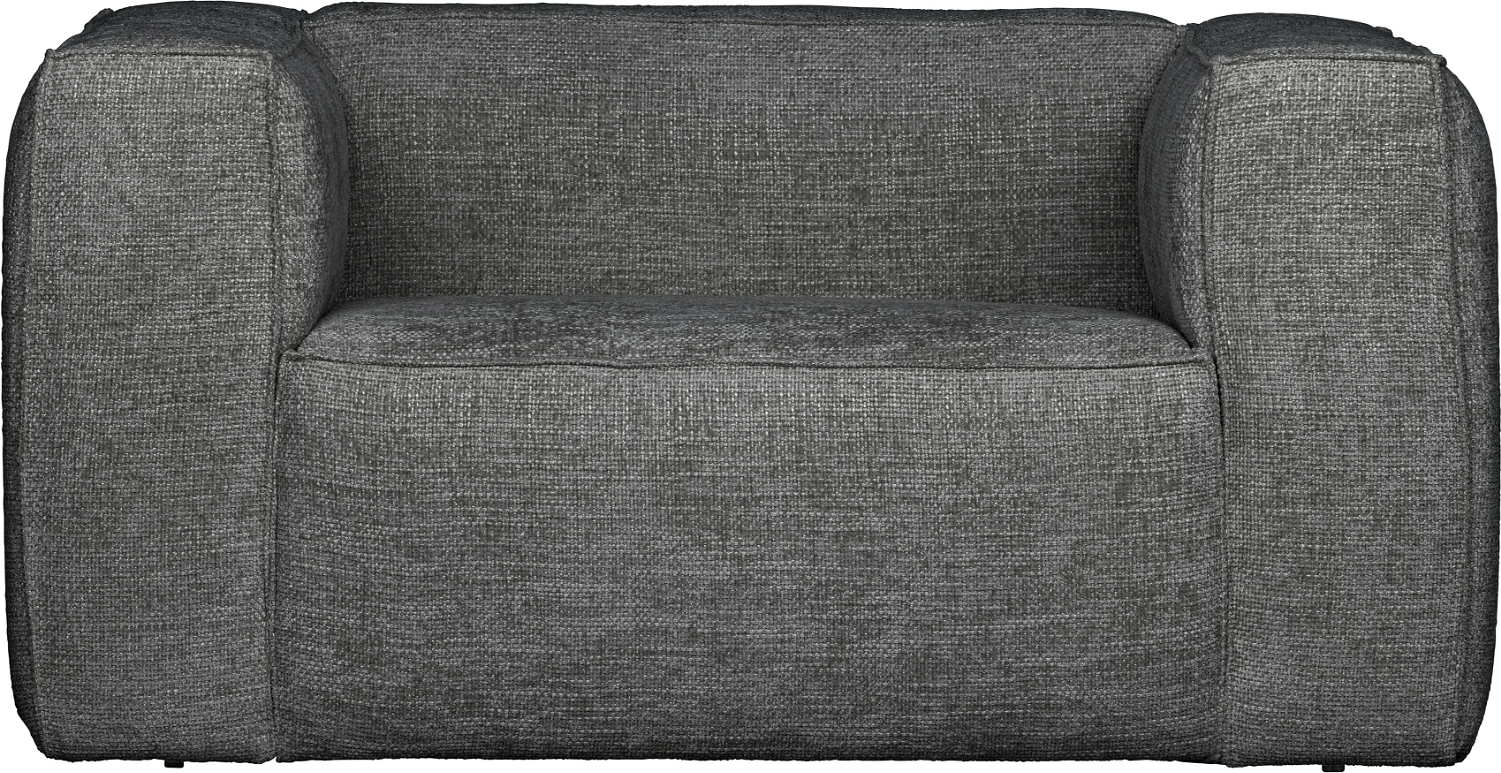 Loungestol Lænestol Woood Exclusive Bean  Grå Melange Polyester  Fsc-certificeret Træ
