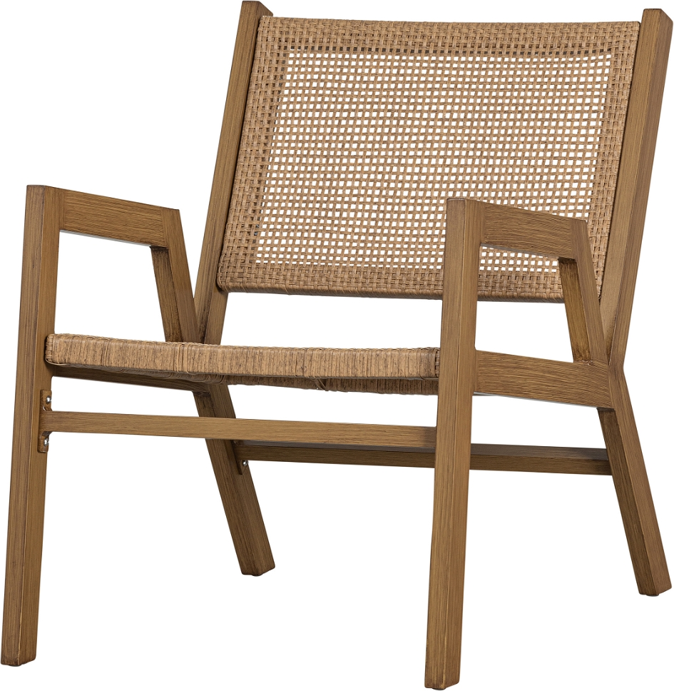 Loungestol Woood Pem   Naturfarvet Aluminium   Robust Til Terrasse Og Have H75ã B62ã D78 Cm