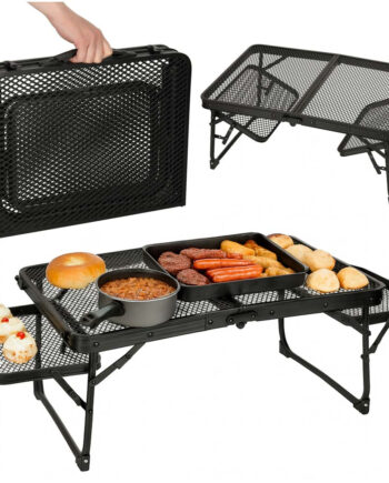 Luaro Rejsebord Camping Catering Klapbord 87   60   40   27 Cm