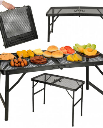 Luaro Rejsebord Camping Catering Klapbord 80   40   66   37 Cm