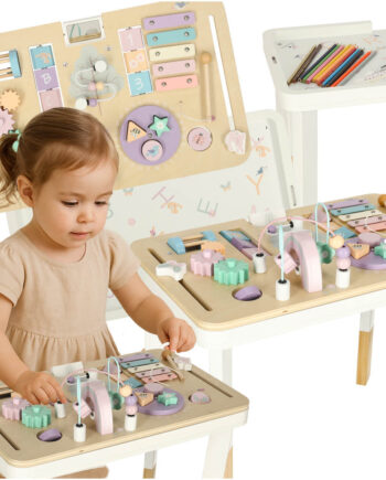Lulilo Montessori Manipulationsbord   Pastel
