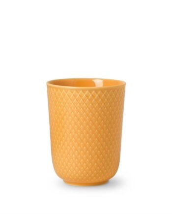 Lyngby Porcelæn Rhombe Color Krus 33 Cl Gul  : Erling Christensen Møbler