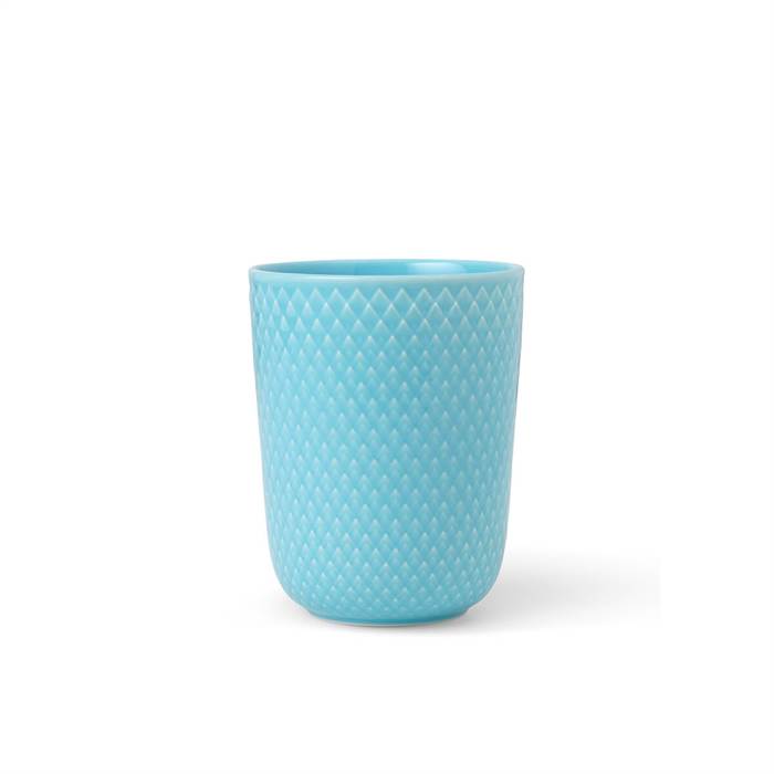Lyngby Porcelæn Rhombe Color Krus 33 Cl Turkis : Erling Christensen Møbler